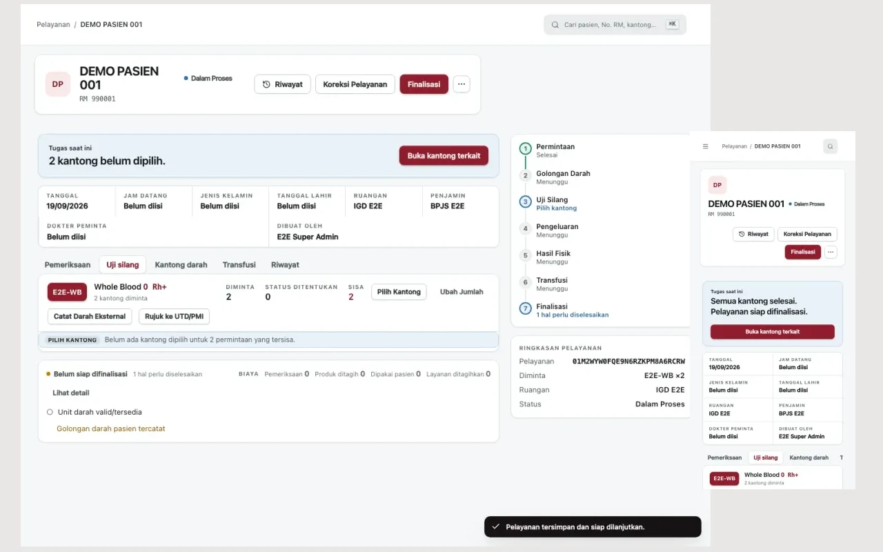 BDRS · approved public project screenshot